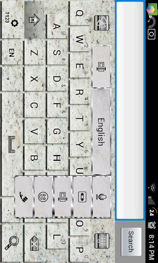 【免費個人化App】Imperial White Keyboard Skin-APP點子