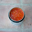 Tomato sauce cooking in Sara