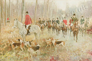 Kenneth Wynn hunting scene