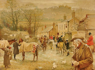 Kenneth Wynn hunting scene
