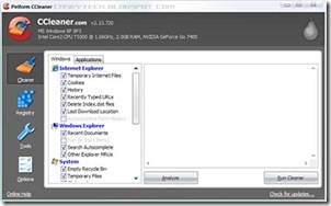 Ccleaner will free up hard drvie space for free! Click to enlarge! Casey Tech