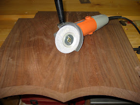 Kutzall shaping disk on angle grinder