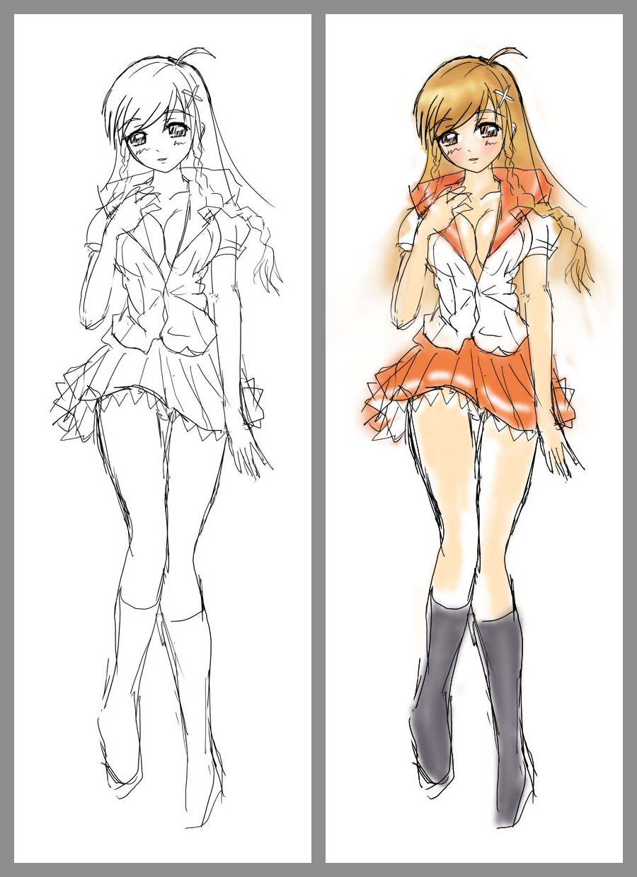 for drawing dakimakura?