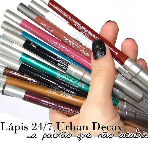 Swatch - Lápis 24/7 Urban Decay | MakeUp Atelier por Cinthia Ferreira