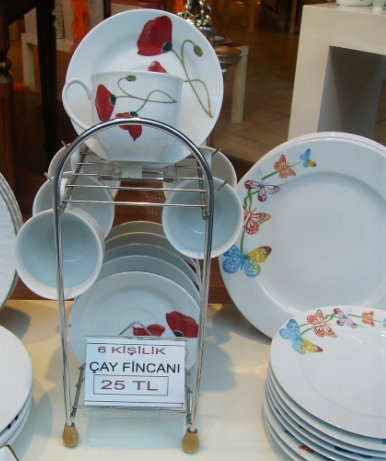 porselen çay takımı fincanlar