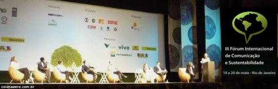 coluna zero, comunicação, sustentabilidade, forum, rio de janeiro
