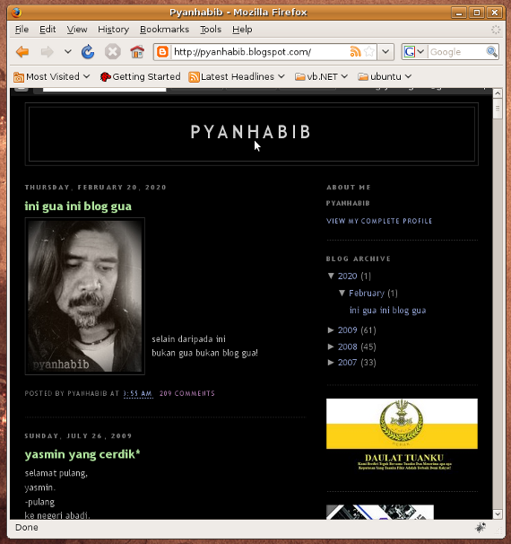 Blog Pyan Habib