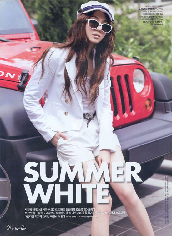Seo Ji Hye - Ceci Magazine (Summer White) Photoshoot