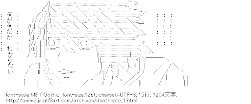 デスノート,エル,驚く,冷や汗