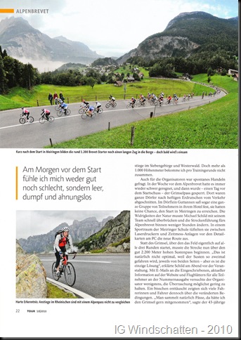 Tour Magazin  10.2010 - Alpenbrevet (5)