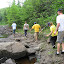 Walking up the Baptism River to High Falls