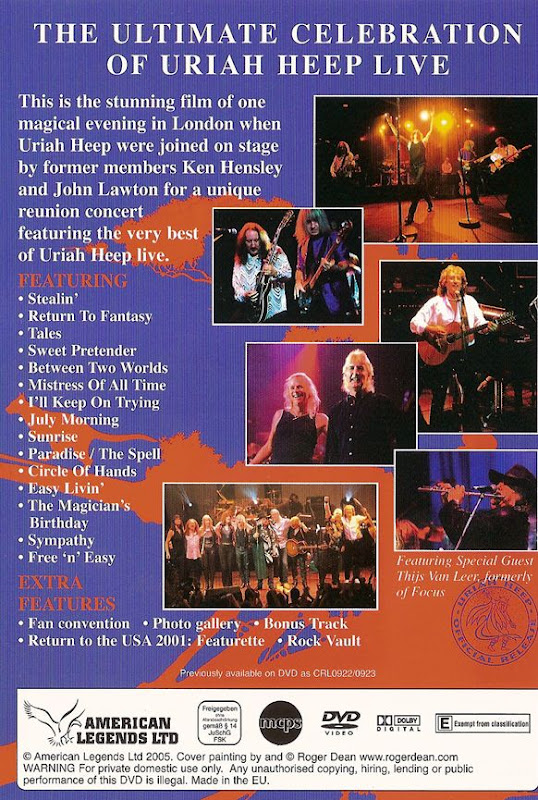 Uriah Heep - The Magician's Birthday Party - 07 December 2001