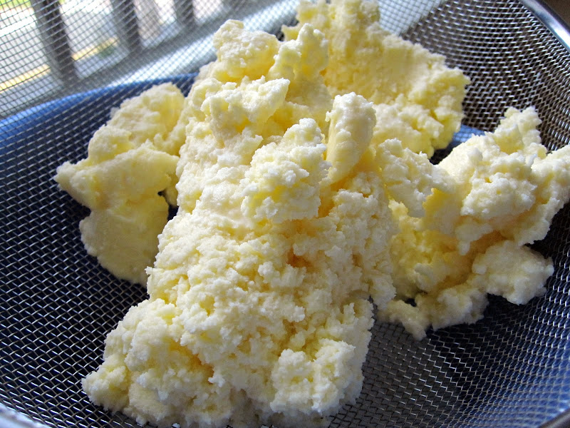 drain butter for homemade buttermilk