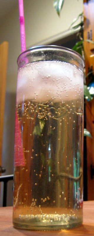 You can add a lime wedge for garnish, but I was lazy and used bottled lime juice