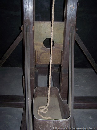 The Hoa Lo Prison (Hanoi Hilton) guillotine