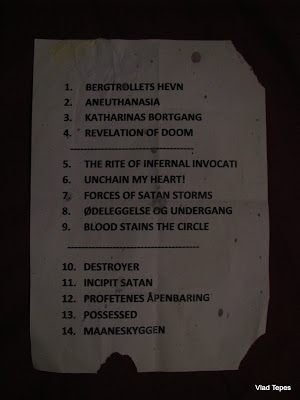 Gorgoroth : set-list @ Hole In The Sky 2009