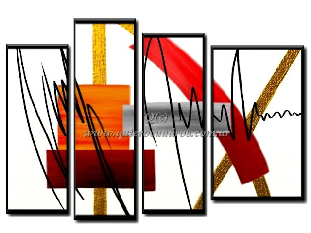 Cuadros minimalistas Detalles dorados