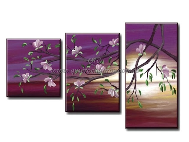 Sinfonia violeta Cuadros modernos abstractos Sinfonia violeta
