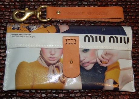 Miu Miu Paper Magazine Clutch