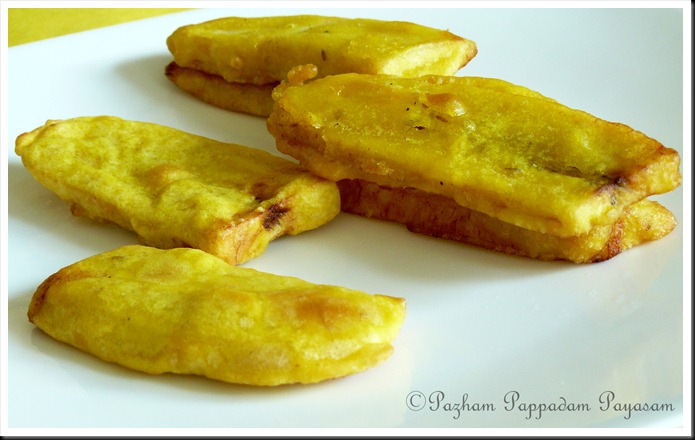 Pazham pori/ Ripe plantain fritters
