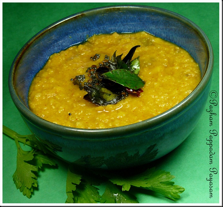Celery mango dal