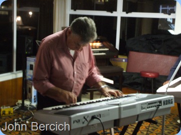 Our Club professional and maestro, John Bercich, doing a solo piece on his Korg Pa1X