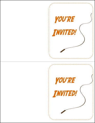 generic indiana jones invites