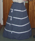 Back view of the Farthingale not quite finished