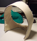 The brim finished minus shell fabric