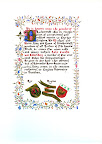 My 18th project: a Drachenwald Service award scroll