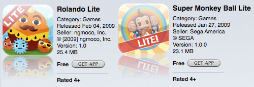 iPhone Lite Apps