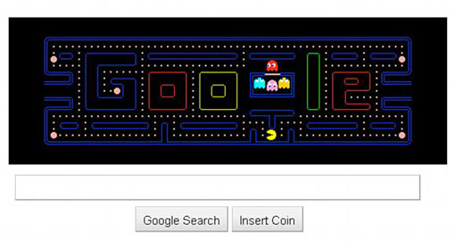 Google Pacman logo