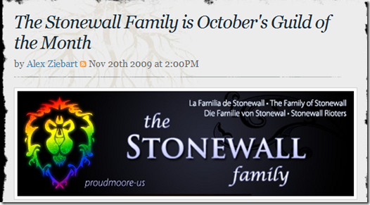 Stonewall GOTM
