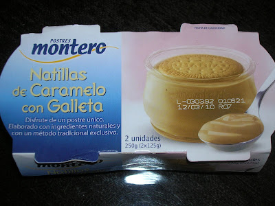 Natillas de caramelo con galletas Montero. Foto: Esta-delicioso, donde te recomendamos cosas buenas* www.esta-delicioso.blogspot.com
