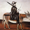 N. Pirosmani. Healer on a Donkey.