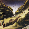 N. Pirosmani. Party by the River Tskheniszkali. 