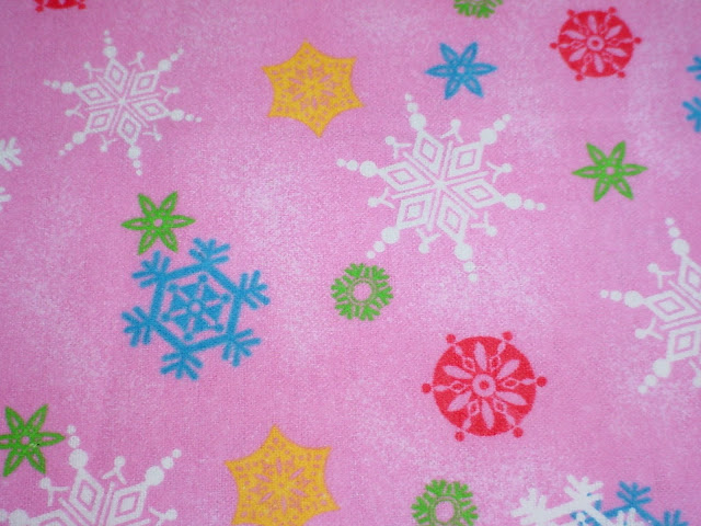 Snowflakes on Pink