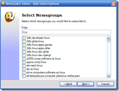newsgroups - linux