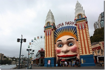 Entrance to Luna Park, Sydney