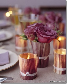 corn husk votives