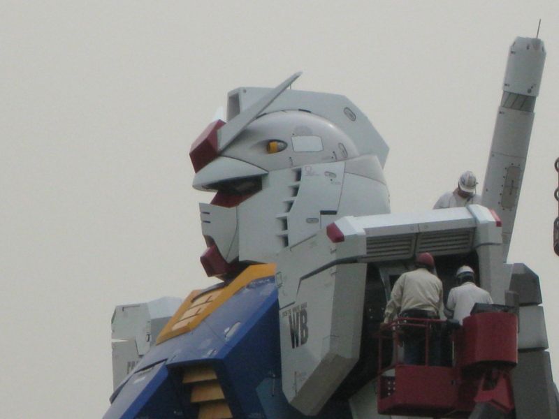 รูปภาพ หุ่นกัมดั้ม Gundam ขนาดเท่าของจริง แบบชัดๆ ดูกันให้จุใจ