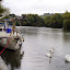 Poses, River Seine backwater - bank-side mooring