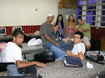 Pose de técnicos.