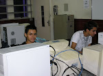 Adriel e Magno concentrado.