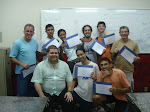 Foto oficial com o professor.