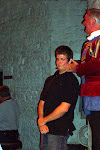 He was truely sorry... and sang a rousing rendition of 