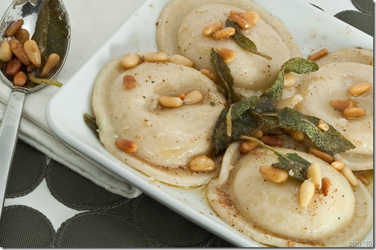 Ravioli with Brown Butter and Sage-8