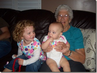 granny with the girls