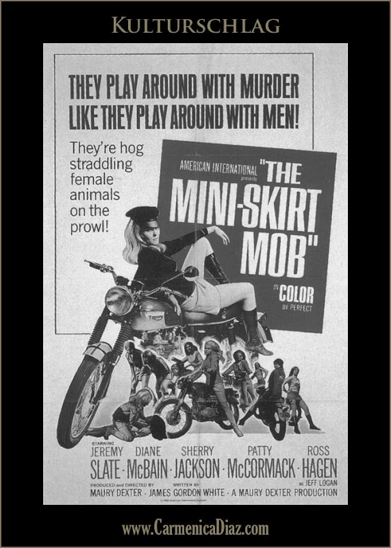 Poster art for films have become historical documents which reflect their times very well. Nothing like a hog straddling female animal on the prowl!