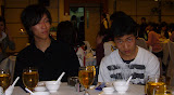 I took the picture when he was looking weird.  It's pretty funny.
Left- Nagasaki-kun | Right- Fumiya